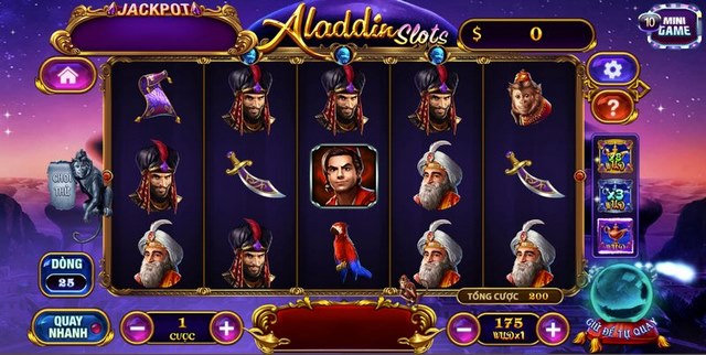 Chinh phục Aladdin slots để nhận thưởng lớn