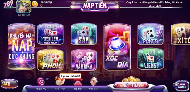 Game bài là loại hình giải trí siêu hit của 789Club